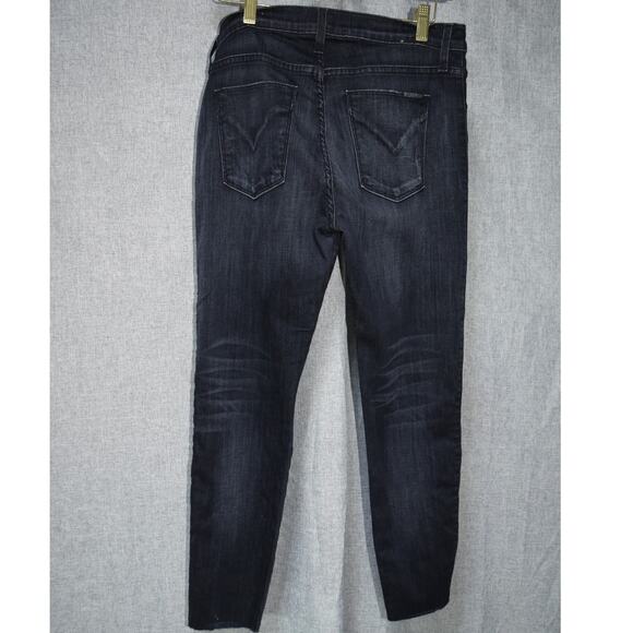 Hudson Jeans Dark Wash Skinny with Side Snap Button Detail Women’s Size 29 - Picture 3 of 3